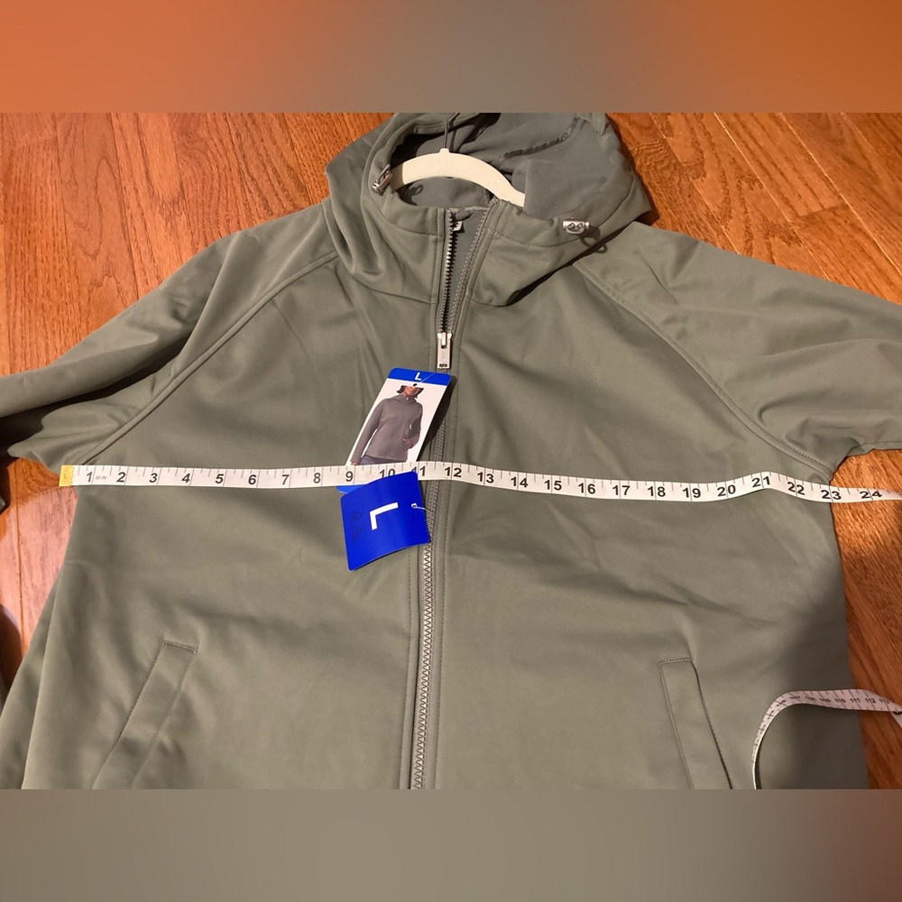 NWT 32 Degrees Heat Softshell Hoodie Jacket Olive Green Full Zip LARGE - Picture 8 of 9